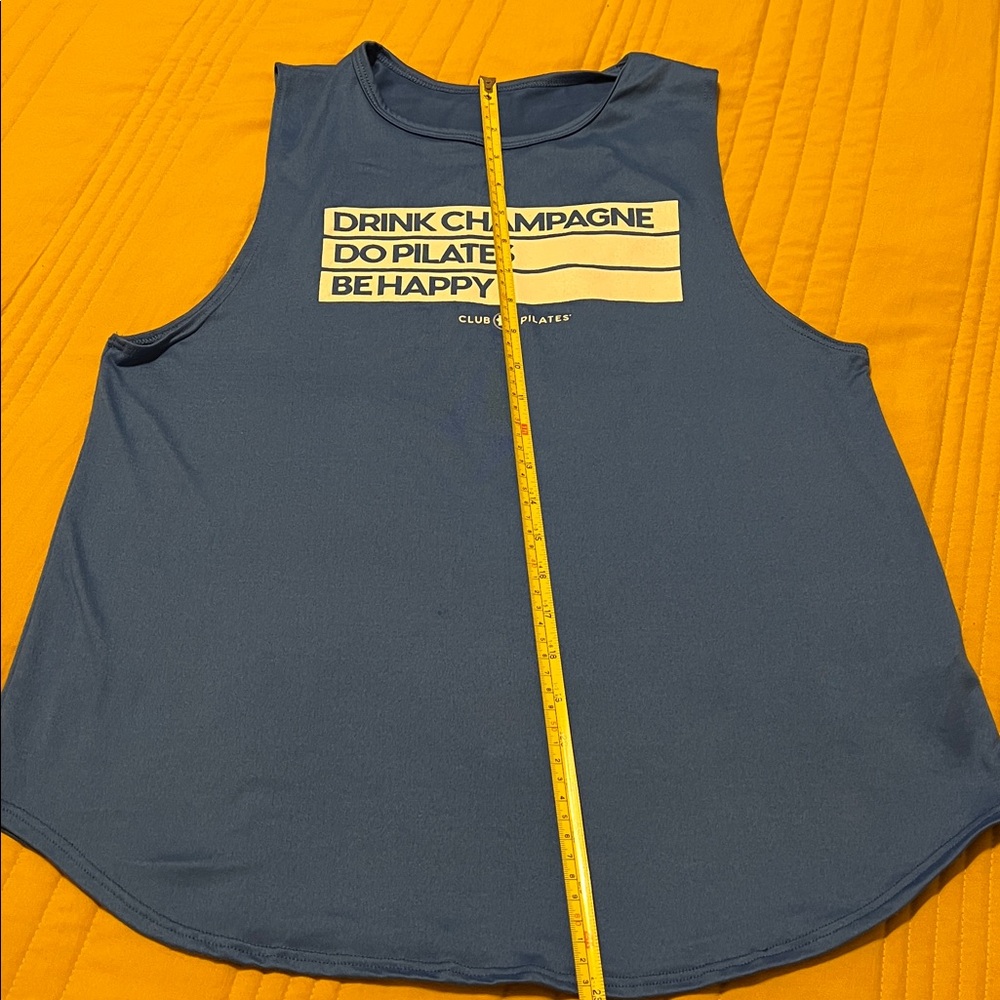 Club Pilates Blue Muscle Tee for Women - Picture 5 of 5